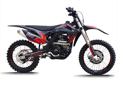 Motocykel Enduro s objemom 450 cm3